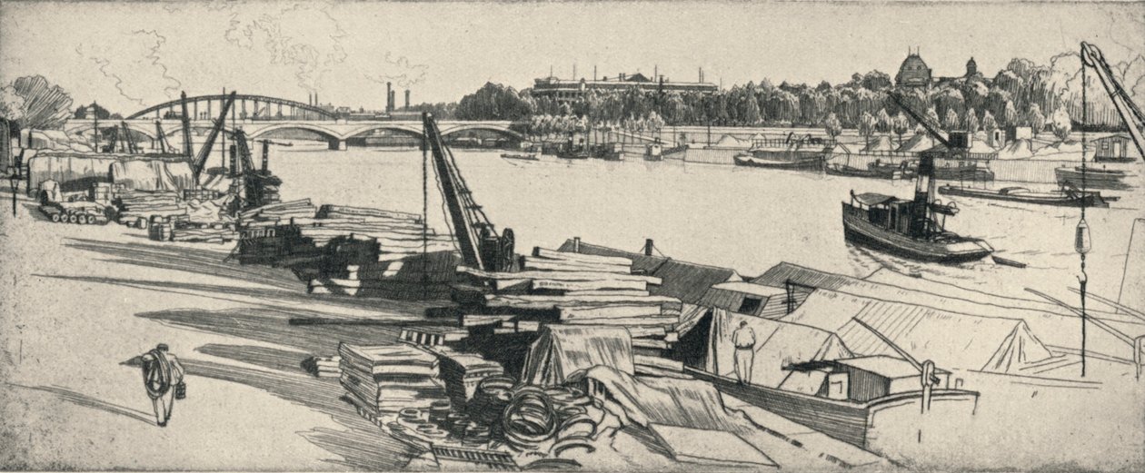 Port Henri IV, 1915 av Raymond Ray Jones