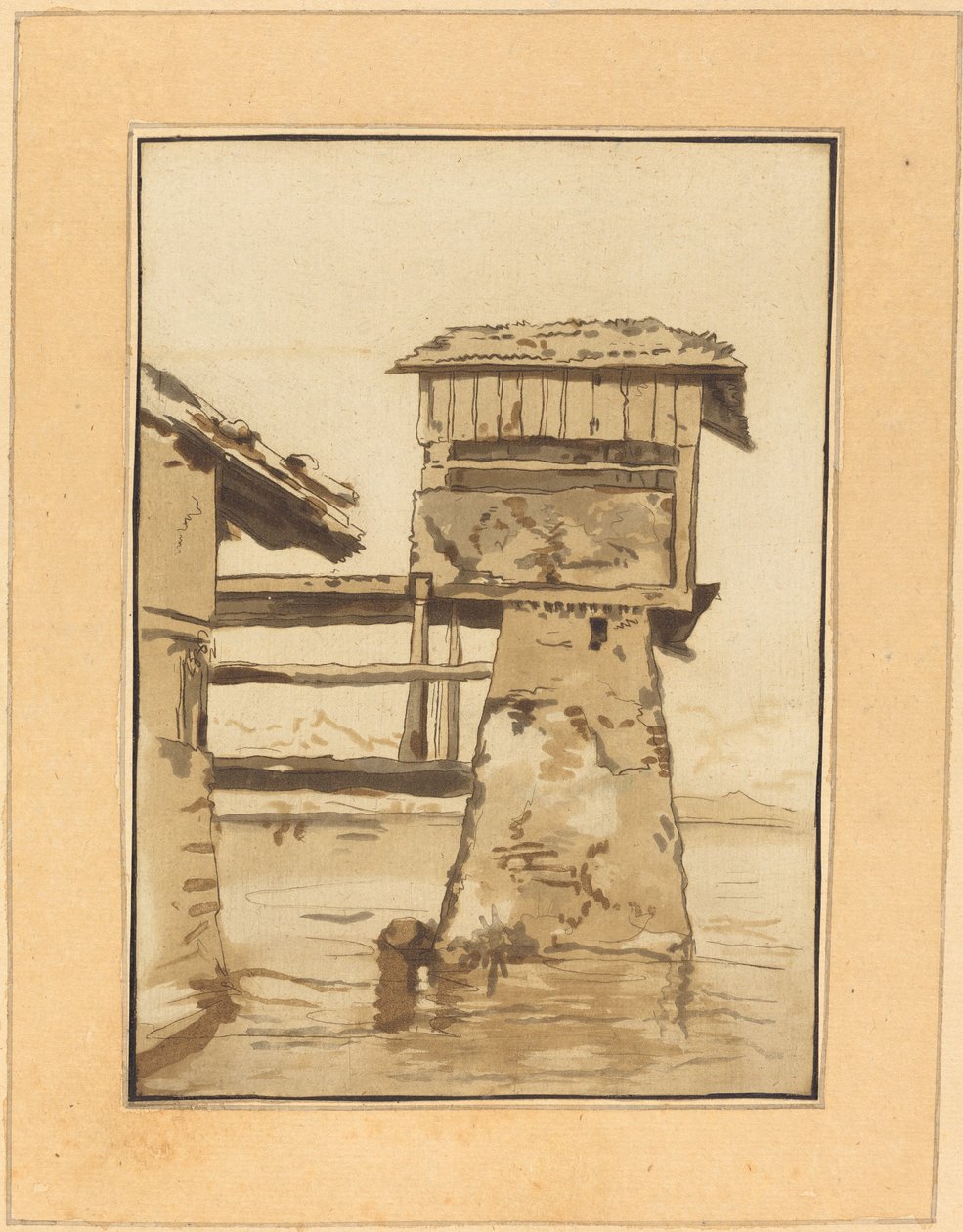 schweiziska bondehuset av Regina Schönecker after Franz Schutz