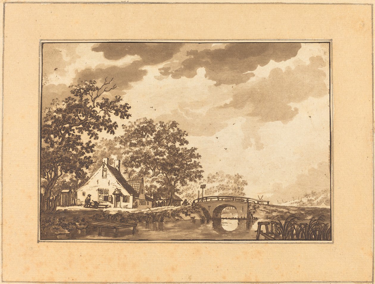 Landskap av Regina Schönecker after Jacob Cats