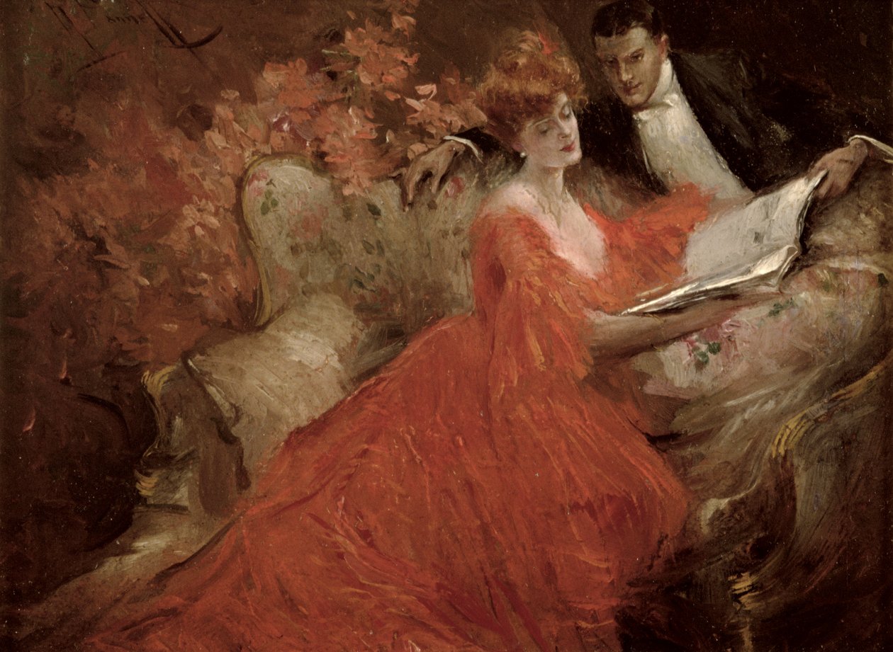 Flirt, 1910 av Reginald Pannett