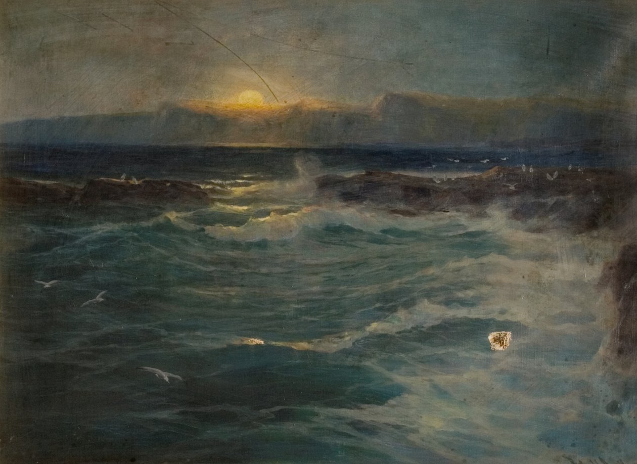 The Reef, Porth, Newquay, sent 1800-tidigt 1900-tal av Arthur Reginald Smith