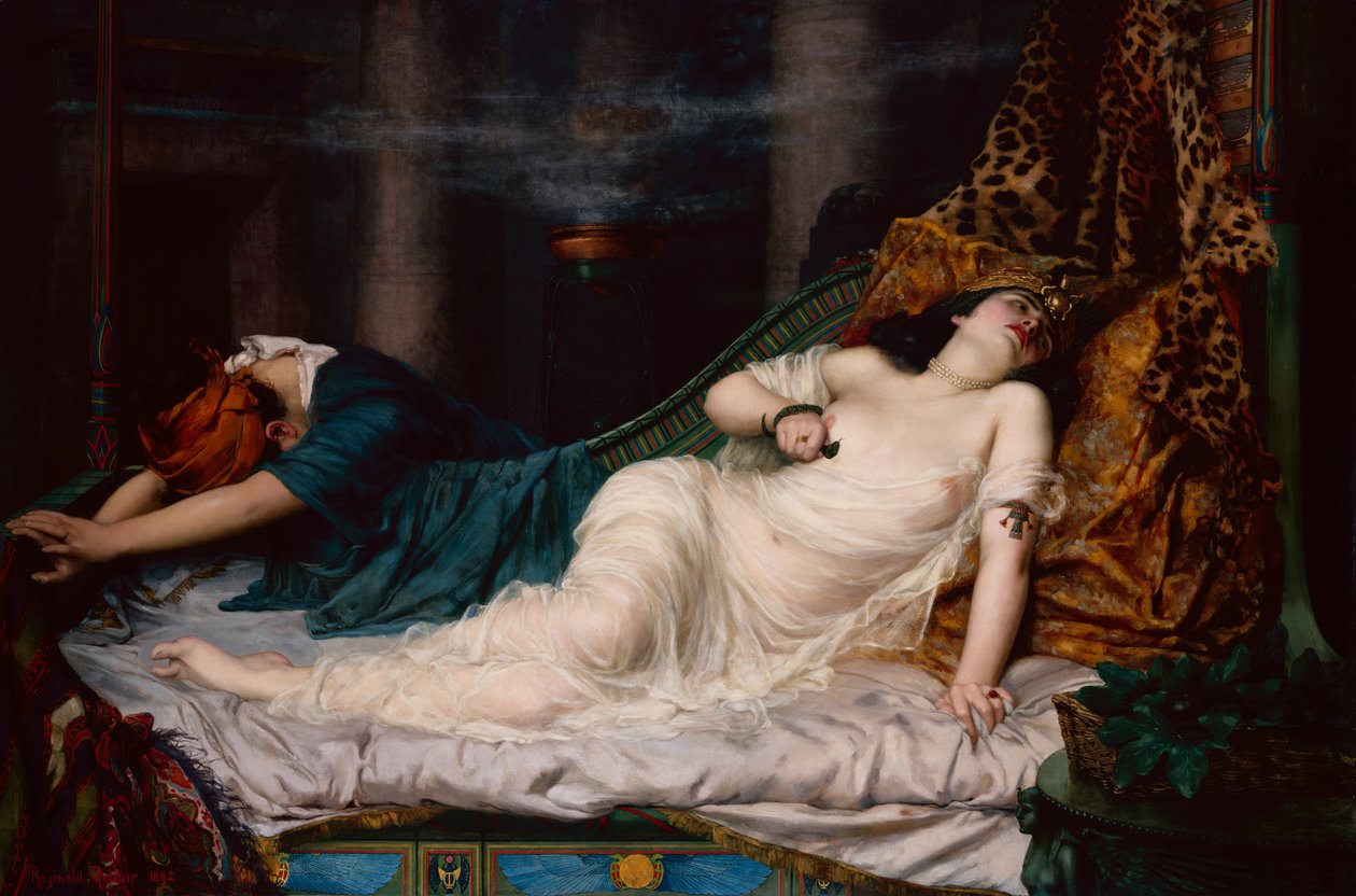 Kleopatras död av Reginald Arthur