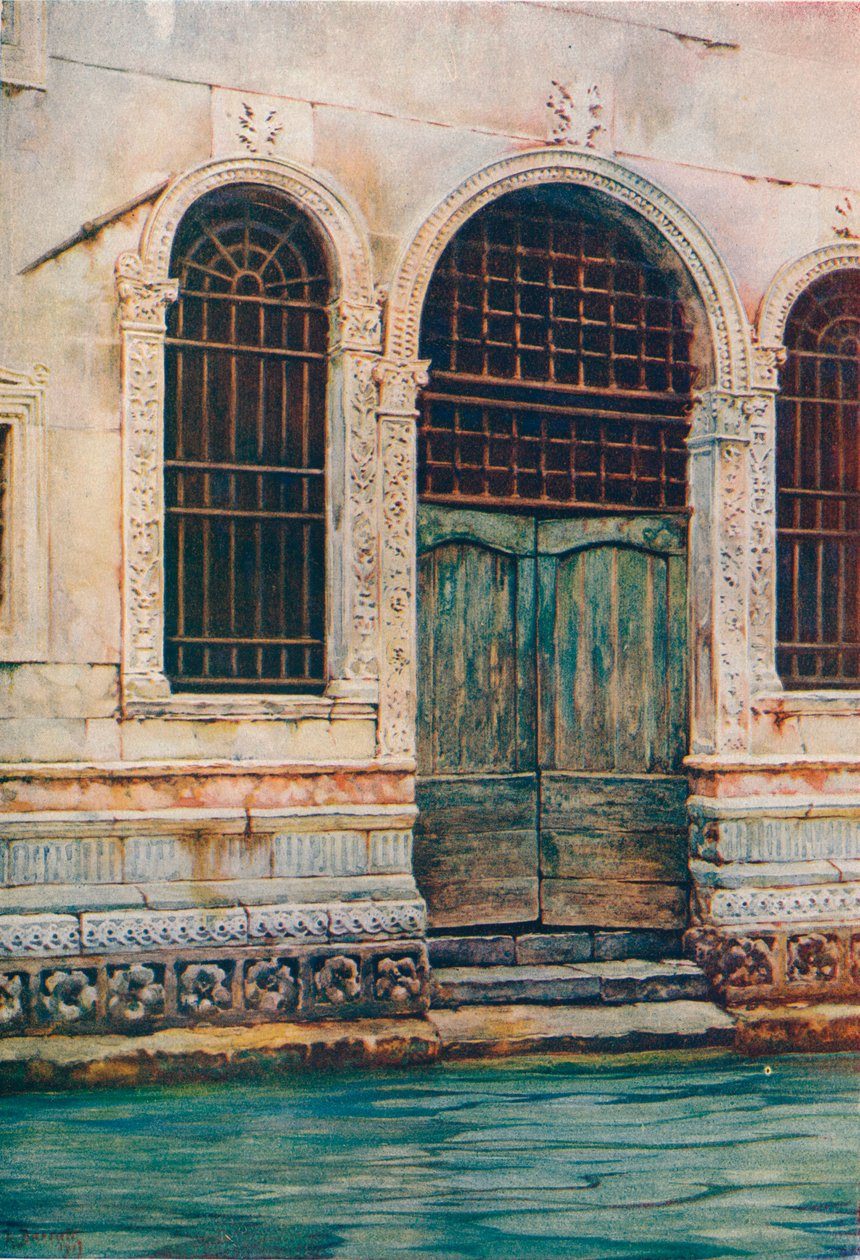 En renässansdörr, Venedig, c1903 av Reginald Barratt