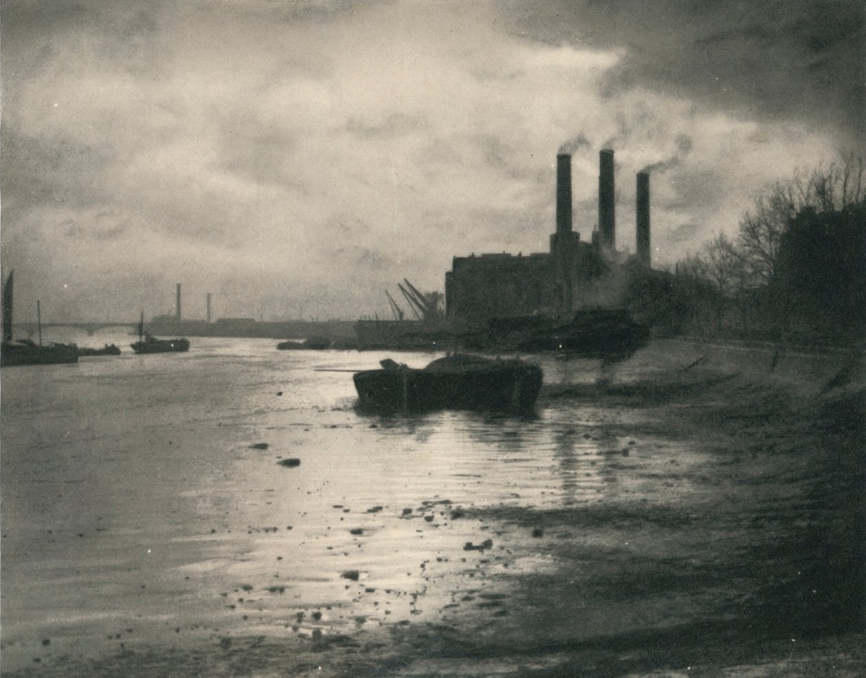 Chelsea Power Station, c1927, 1927 av Reginald Belfield