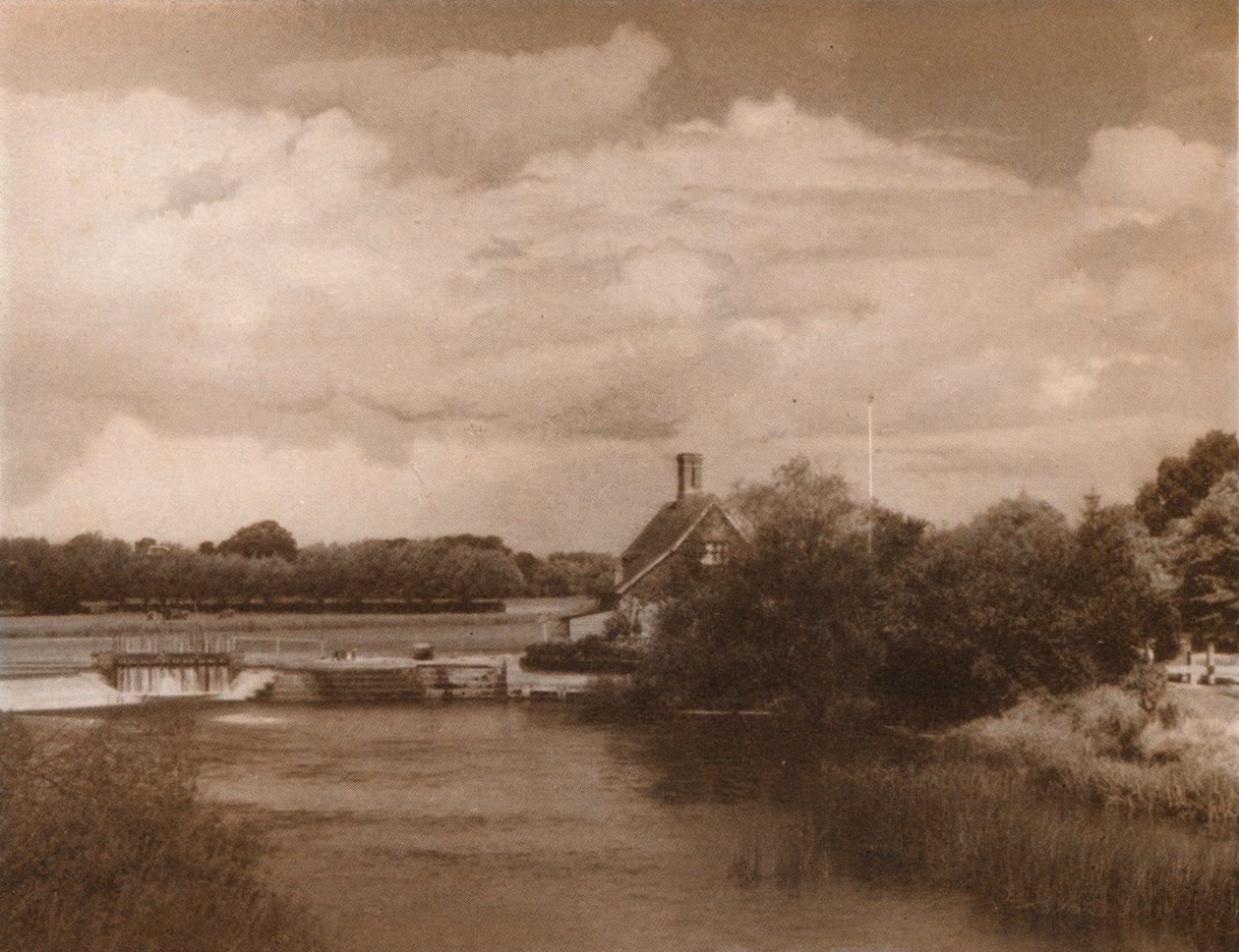 Goring Lock, c1927, 1927 av Reginald Belfield