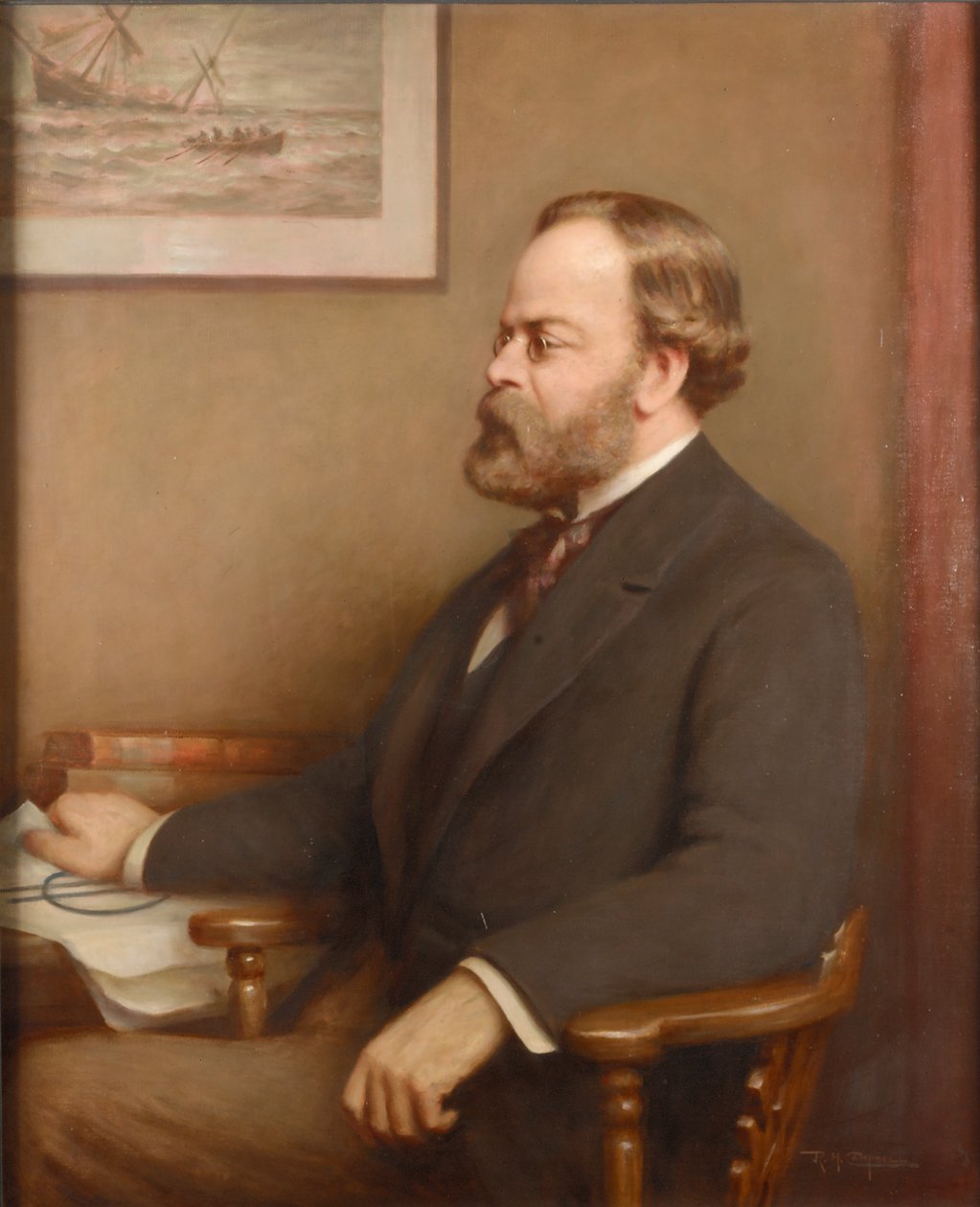 Samuel Plimsoll (1824-1898) av Reginald Henry Campbell