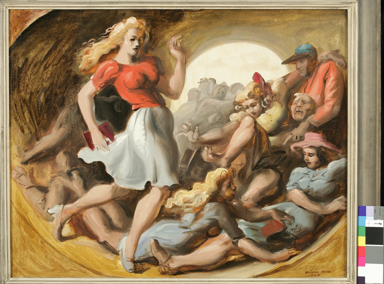 Barrel of Fun av Reginald Marsh