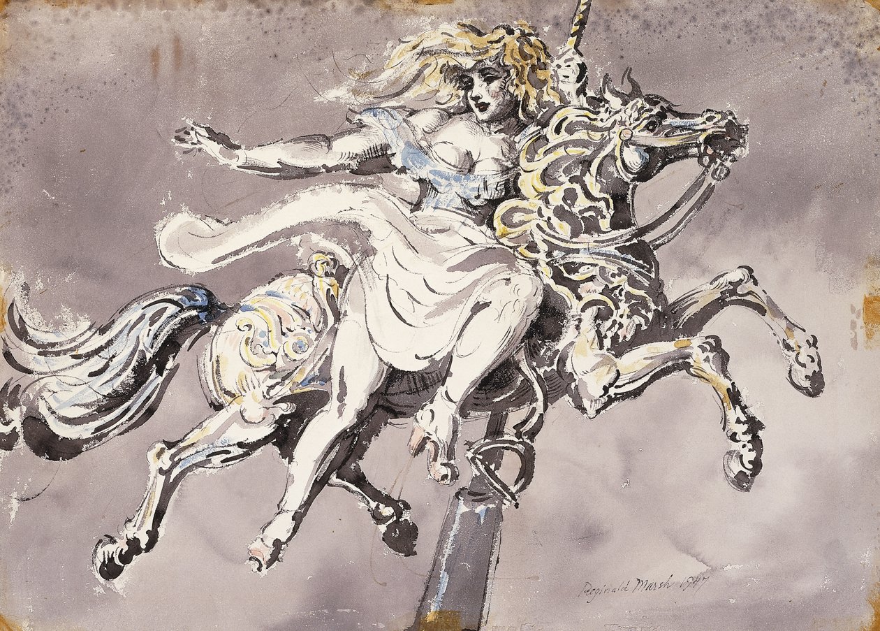 Karusell av Reginald Marsh