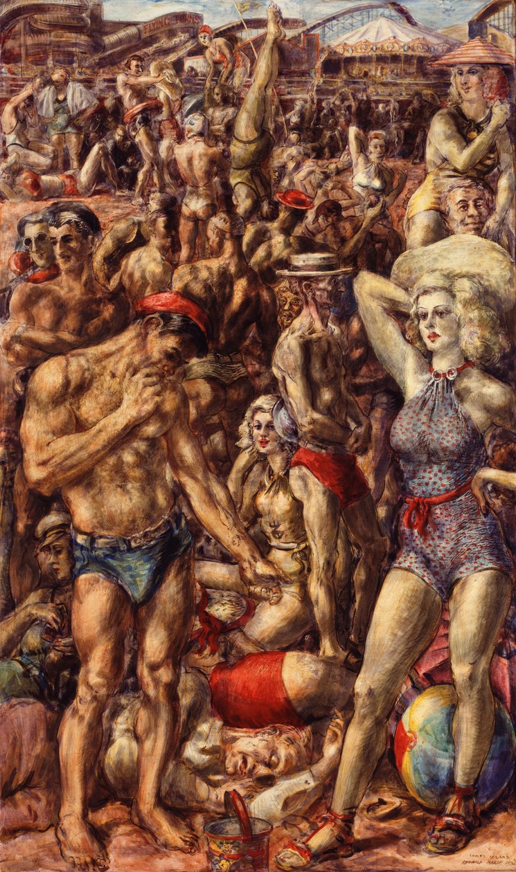 Coney Island av Reginald Marsh