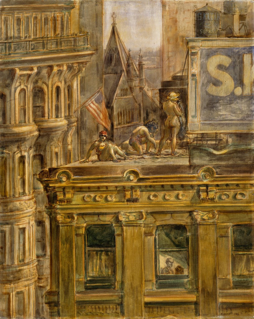 Utsikt från mitt fönster av Reginald Marsh
