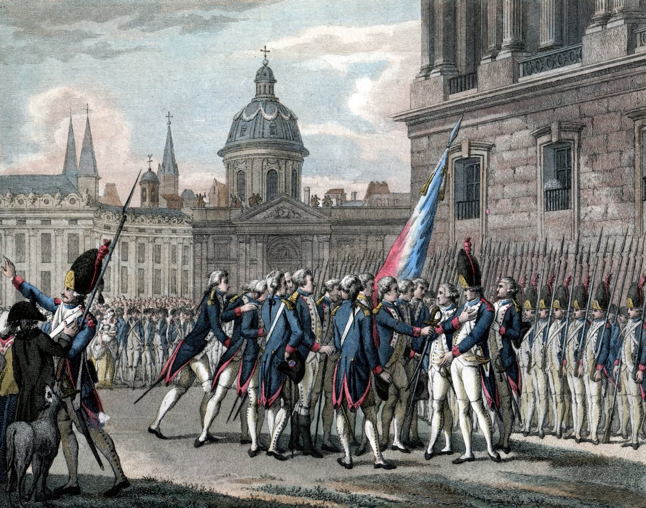Affären med bröderna Agasse. 1794-1804 (gravyr) av Reiner Vinkeles