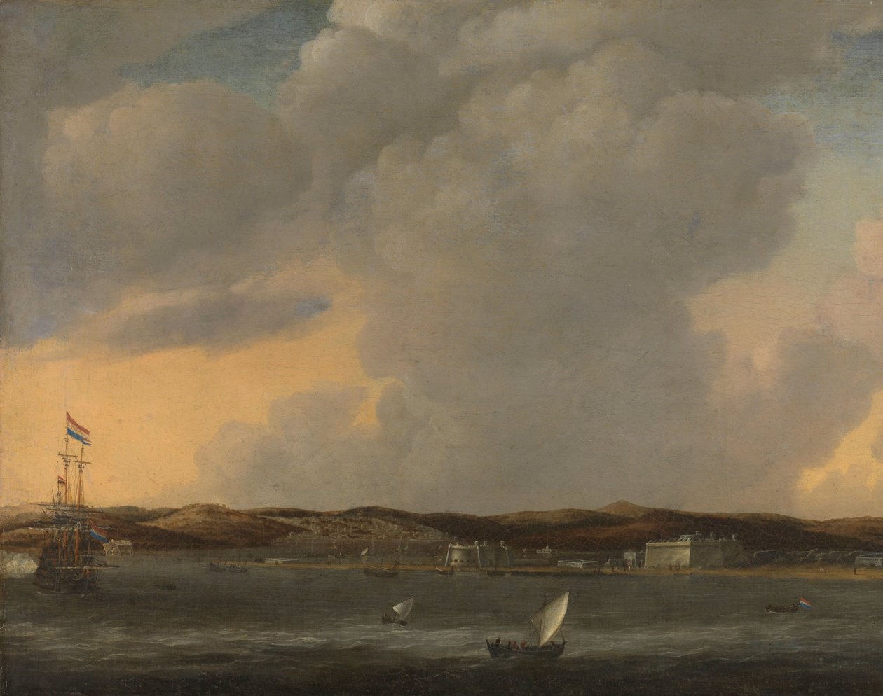 Utsikt över Tunis av Reinier Nooms (signed by artist)
