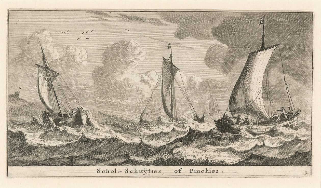 "Scholshuiten" eller "Pinken" av Reinier Nooms, called Zeeman