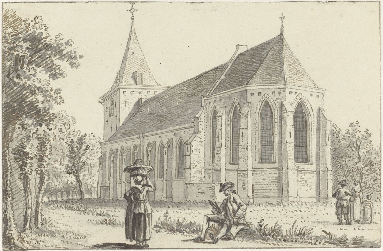 Zeists kyrka av Reinier Vinkeles (I)