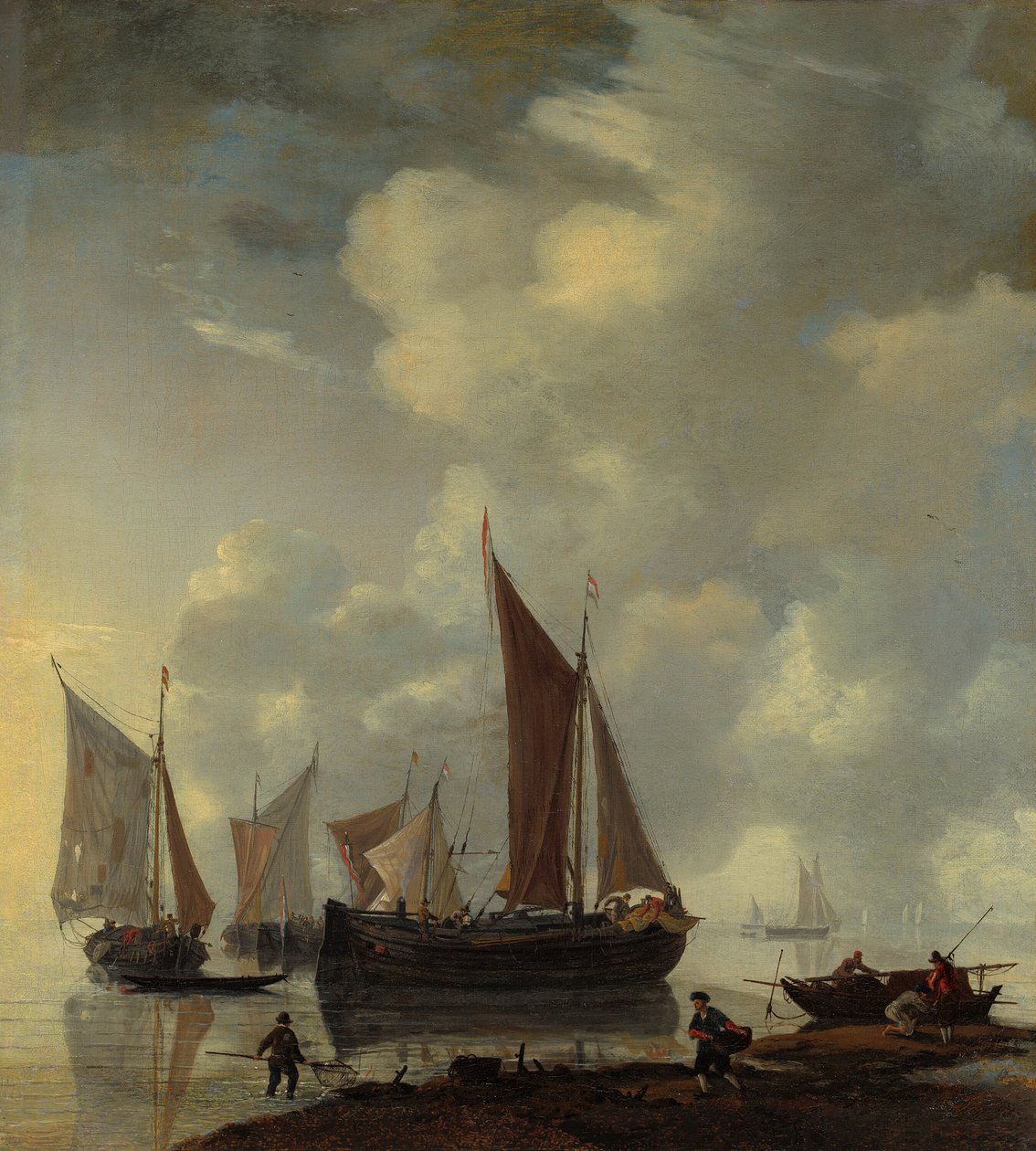 Kustscenen, mitten av 1600-talet. av Reinier Zeeman