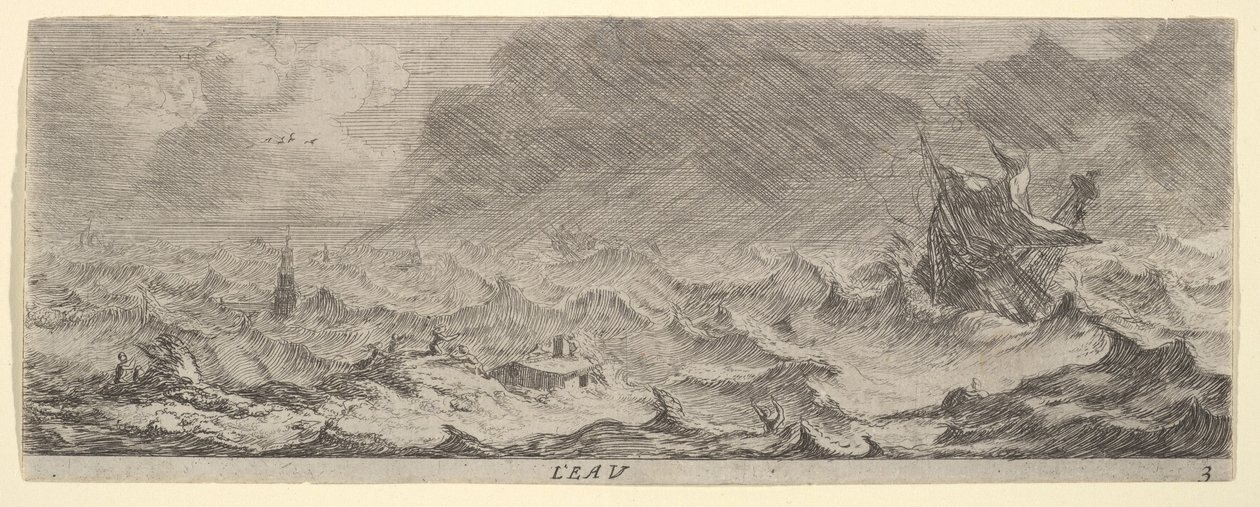 Leau, från The Elements, 1600-talet. av Reinier Zeeman