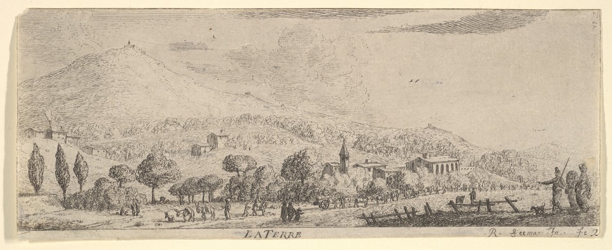 La Terre, från The Elements, 1600-talet. av Reinier Zeeman