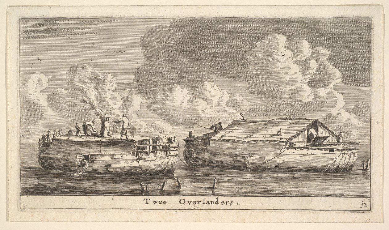 Två Overlanders, 1600-talet. av Reinier Zeeman