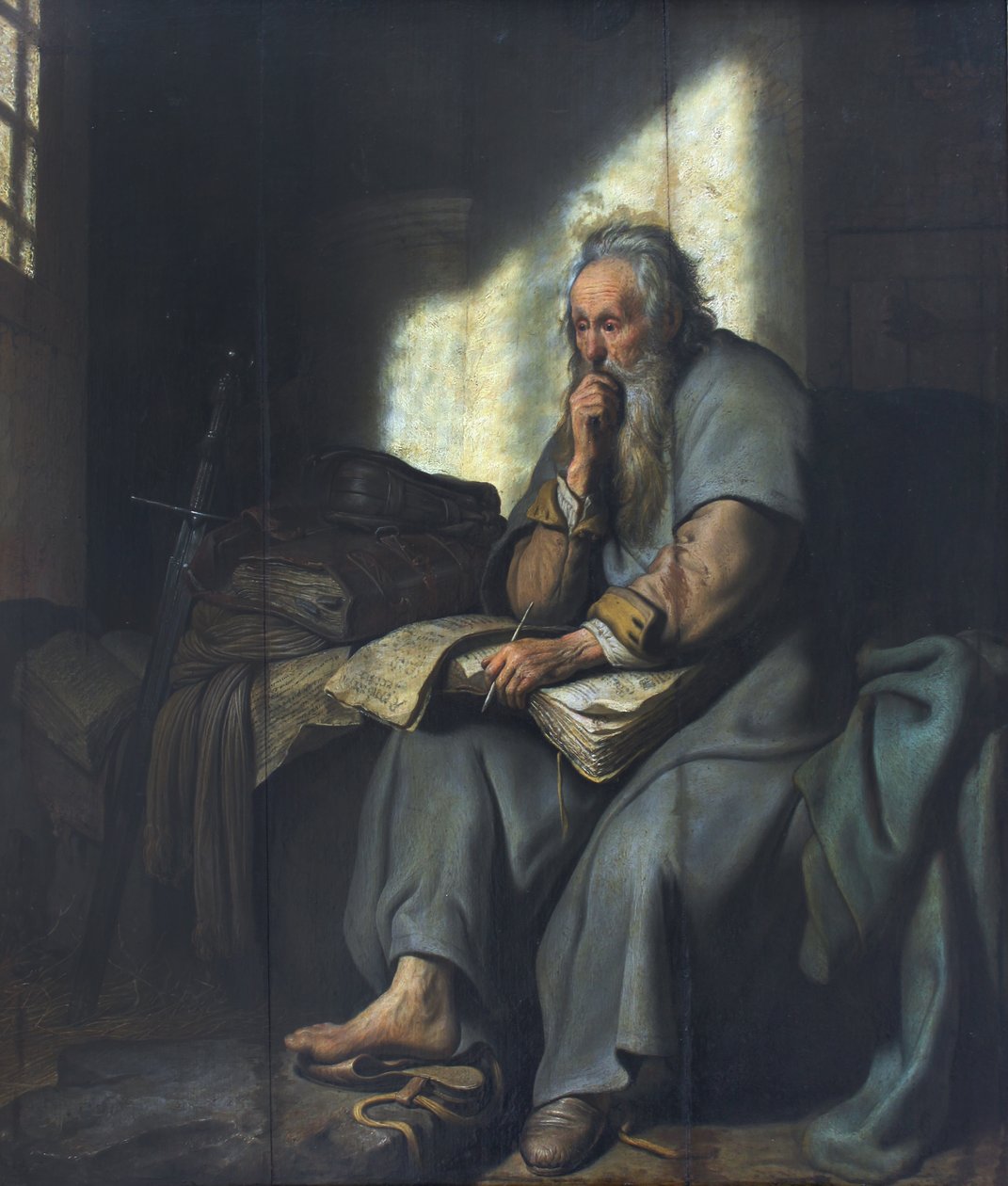 Paulus i fängelse av Rembrandt van Rijn