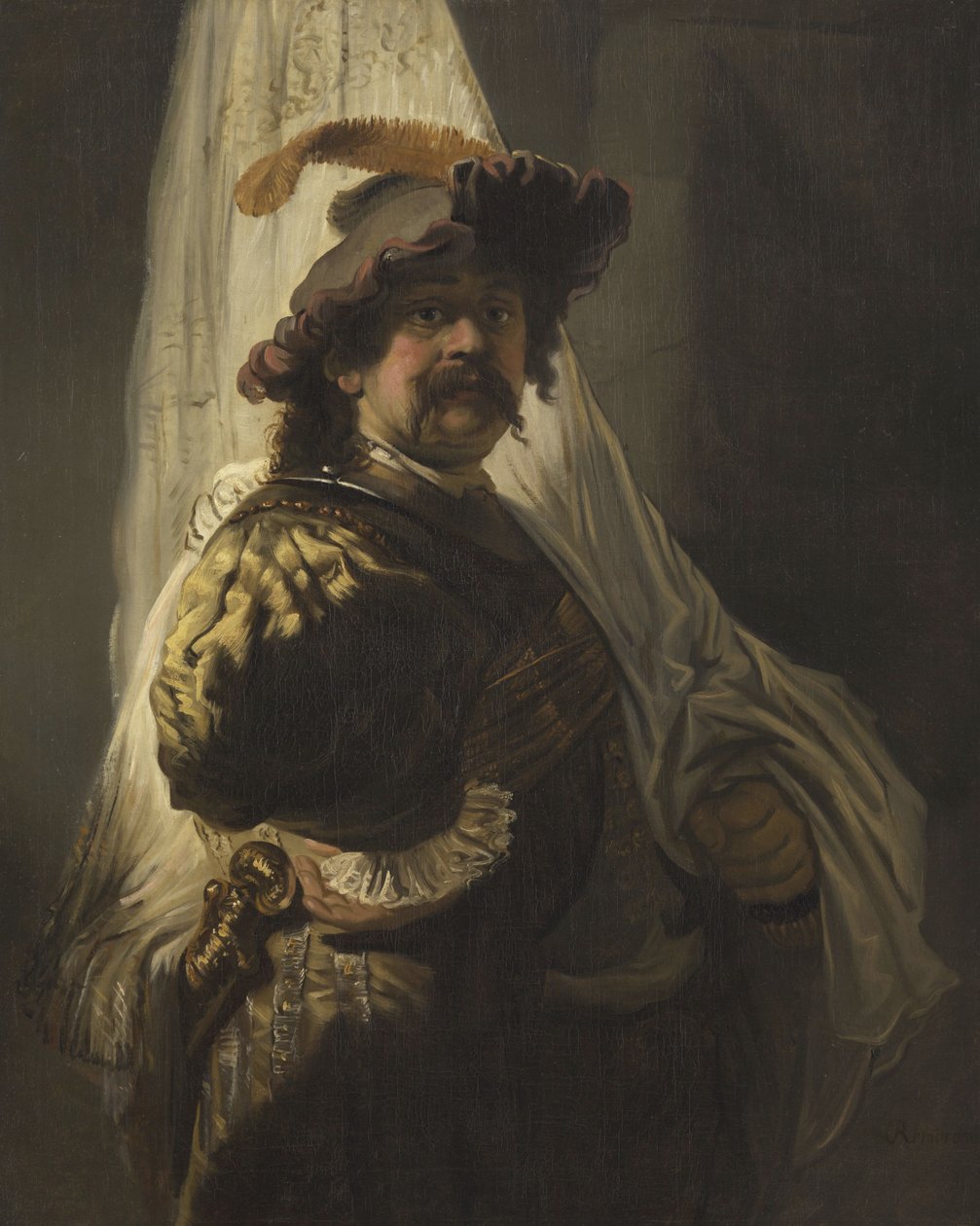 Flaggbäraren av Rembrandt van Rijn