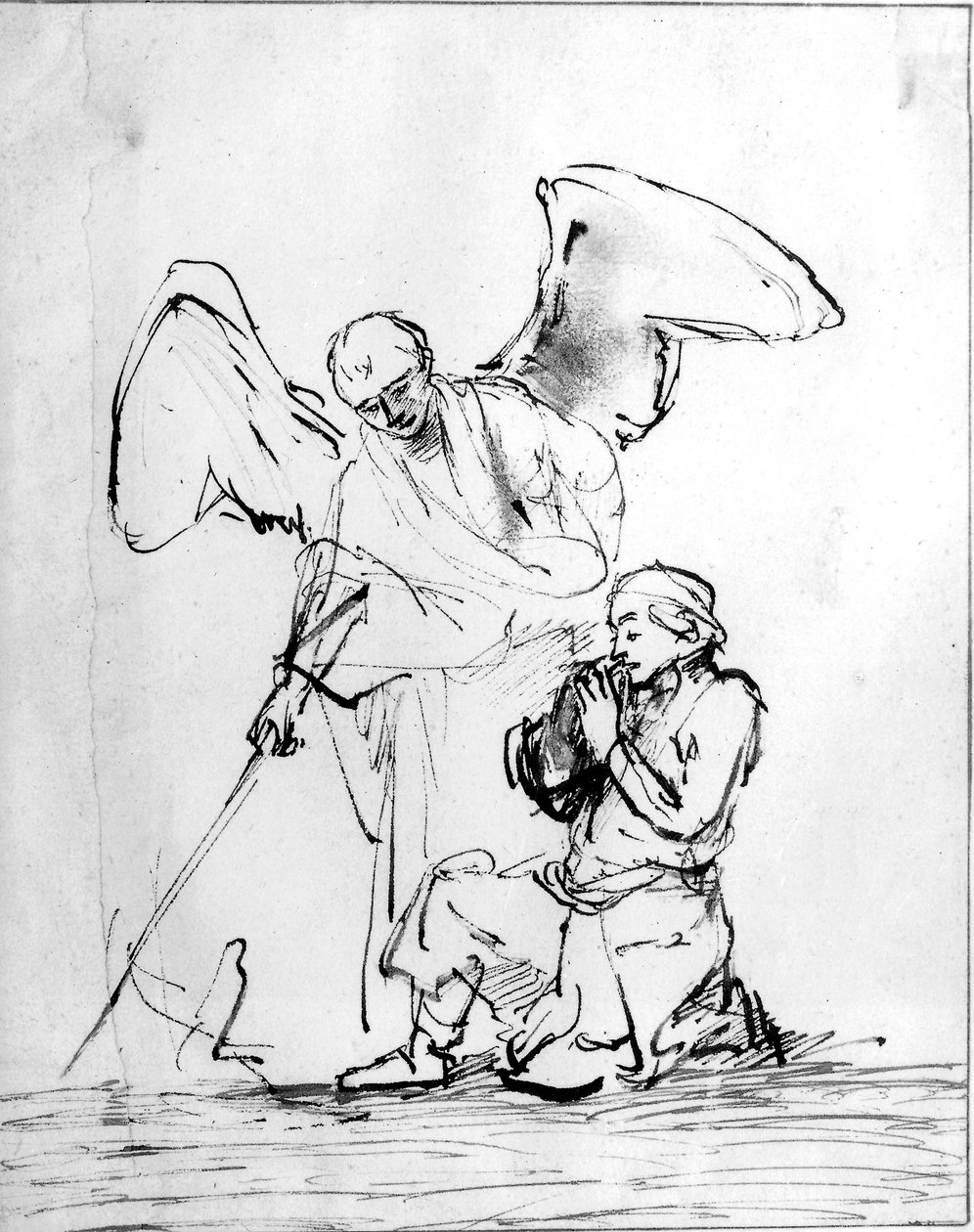 Tobias och ängeln av Rembrandt van Rijn
