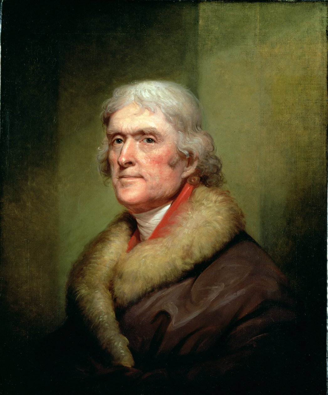 Porträtt av Thomas Jefferson, 1805 av Rembrandt Peale