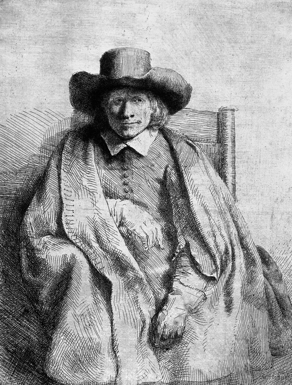 Clement de Jonghe, 1651 av Rembrandt van Rijn