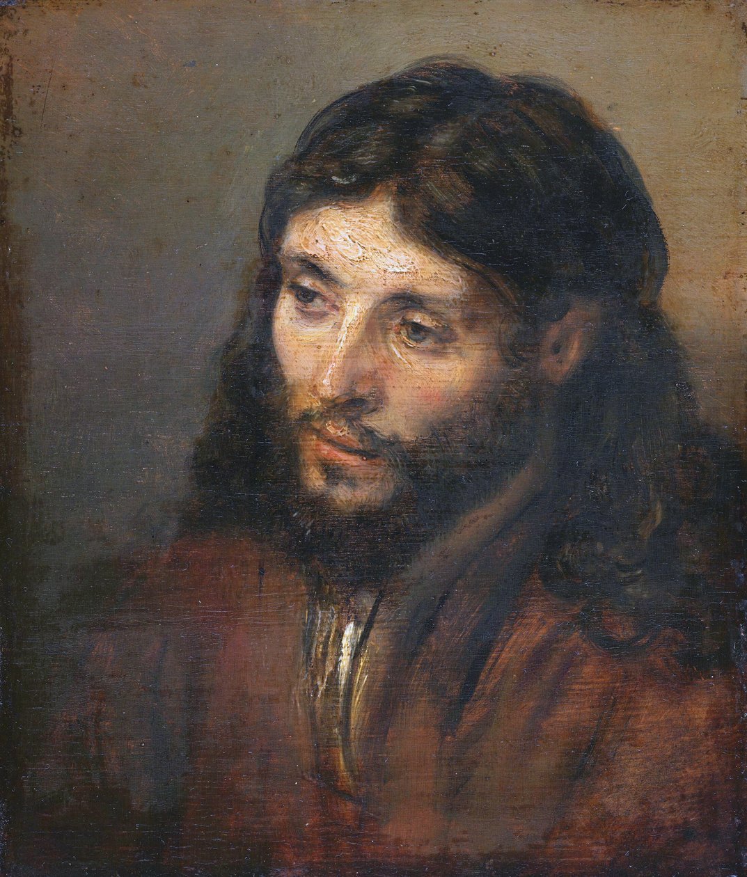 Head of Christ av Rembrandt van Rijn