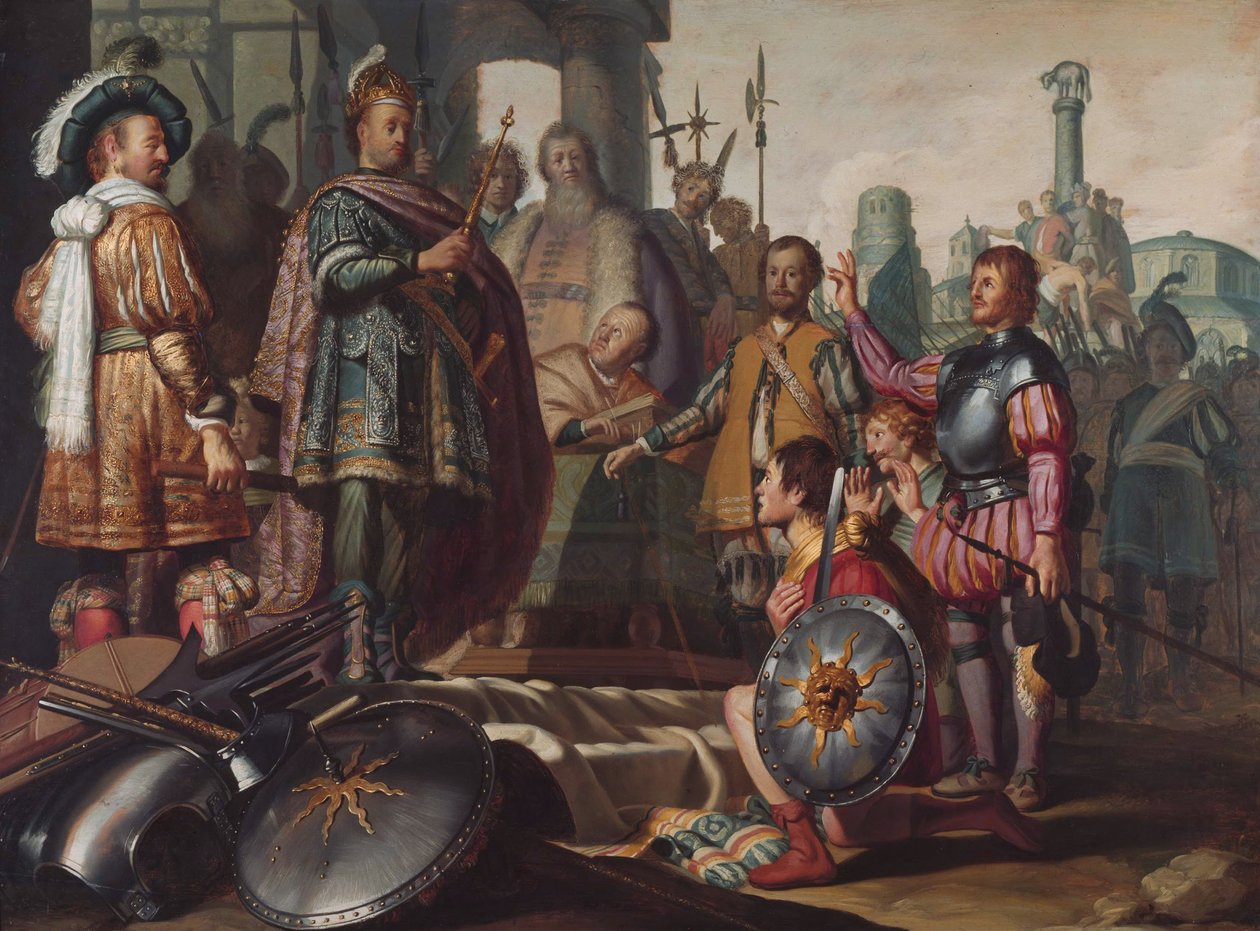 Historical Scene av Rembrandt van Rijn