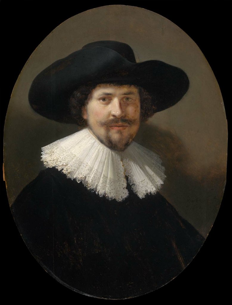 Portrait of a Man in a Broad-brimmed Hat av Rembrandt van Rijn