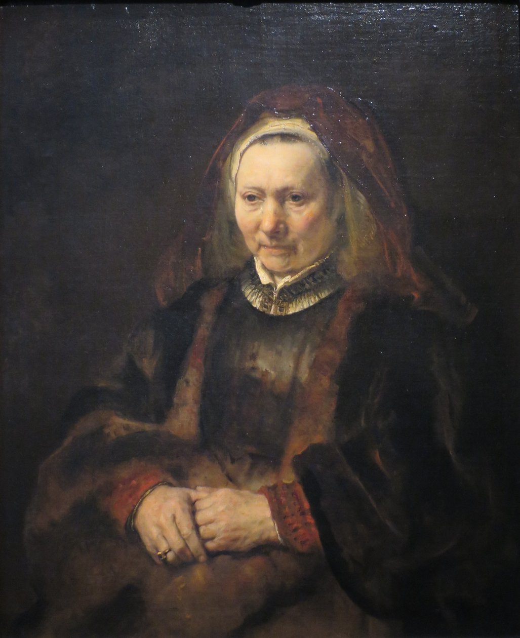 Portrait of an Old Woman av Rembrandt van Rijn