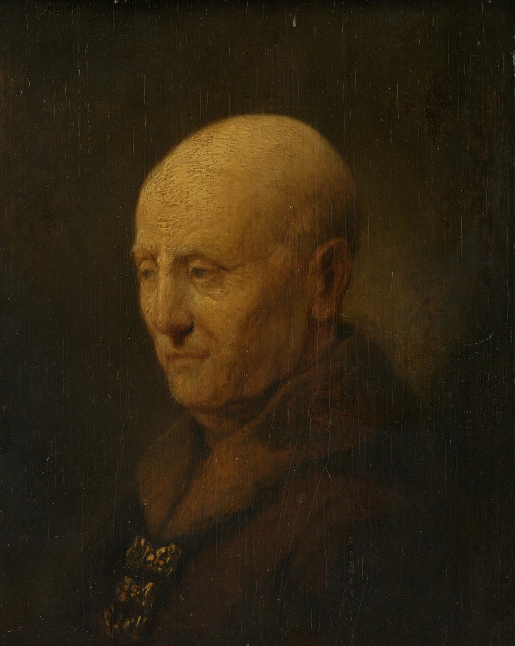 Porträtt av en man av Rembrandt van Rijn