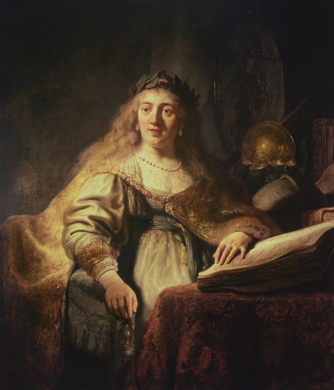 Saskia som Minerva av Rembrandt van Rijn