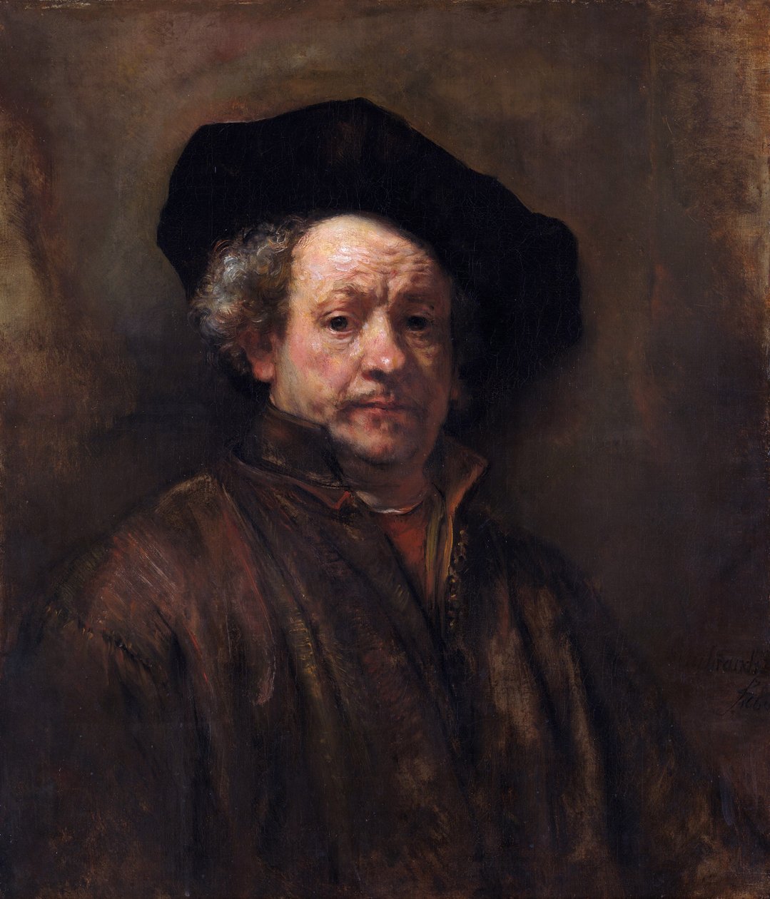 Self-portrait av Rembrandt van Rijn