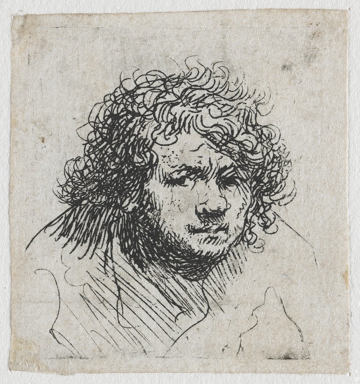 Self-portrait av Rembrandt van Rijn