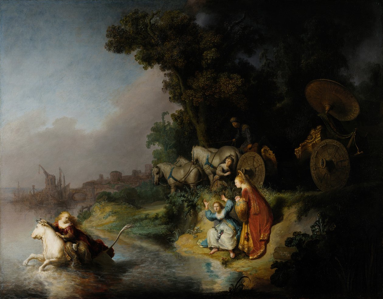 The Abduction of Europa av Rembrandt van Rijn