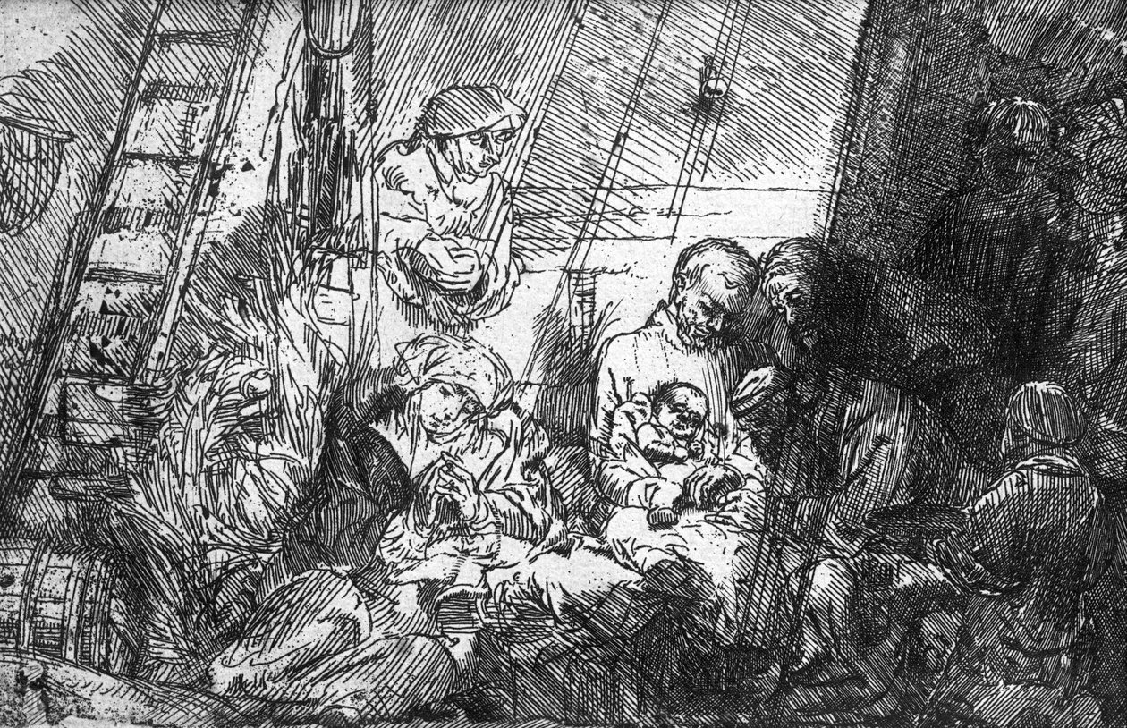 Omskärelsen, 1654 av Rembrandt van Rijn