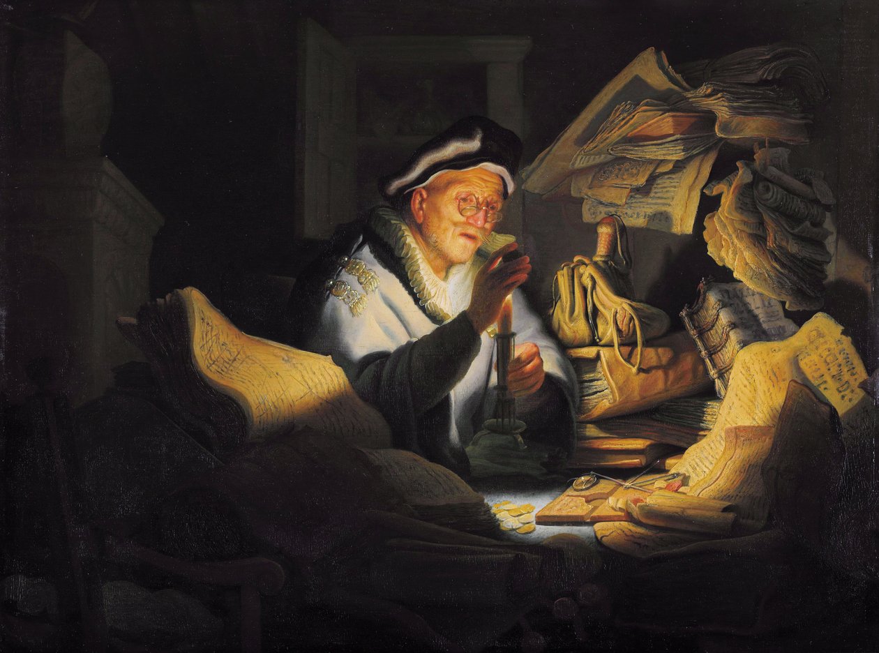 The Parable of the Rich Fool av Rembrandt van Rijn