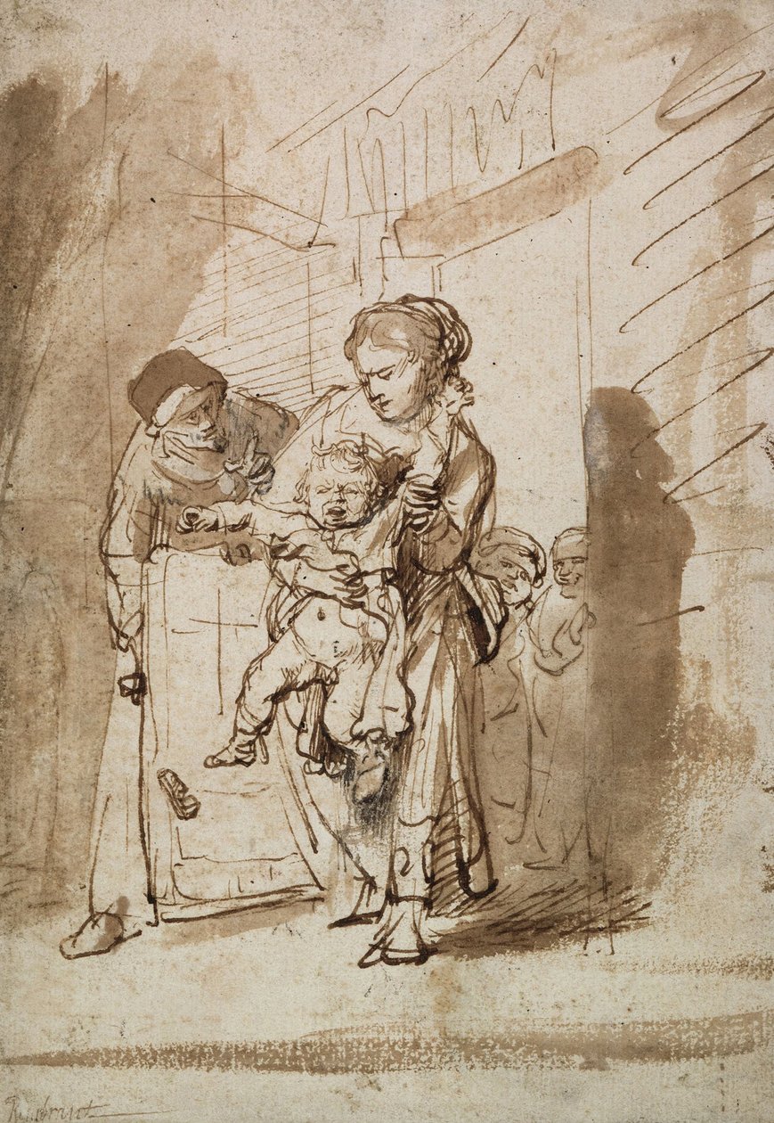 The Unruly child av Rembrandt van Rijn