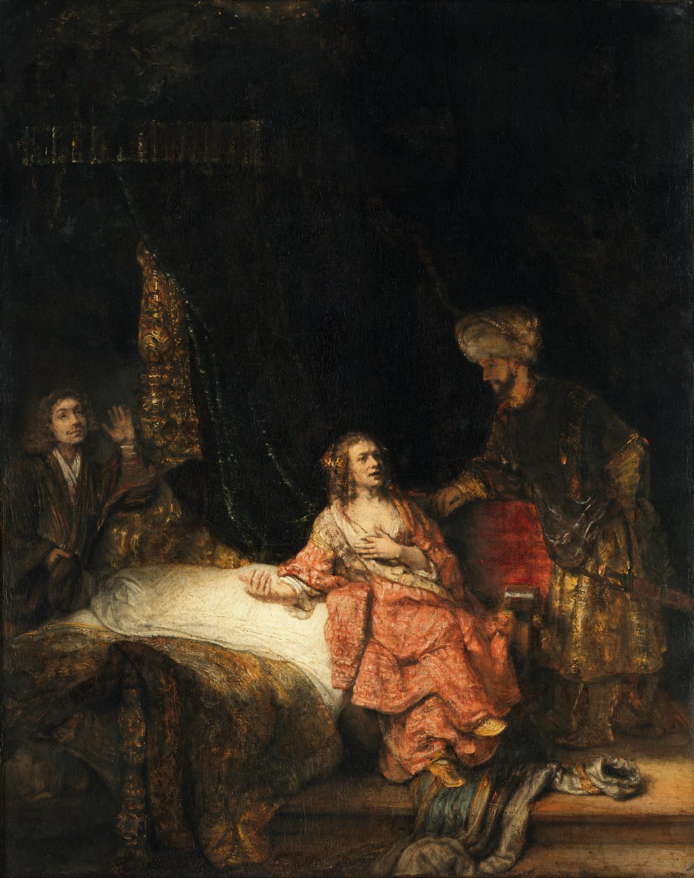 Josef och Potifars hustru av Rembrandt