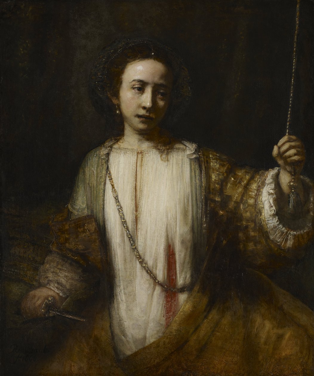 Lucretia av Rembrandt van Rijn