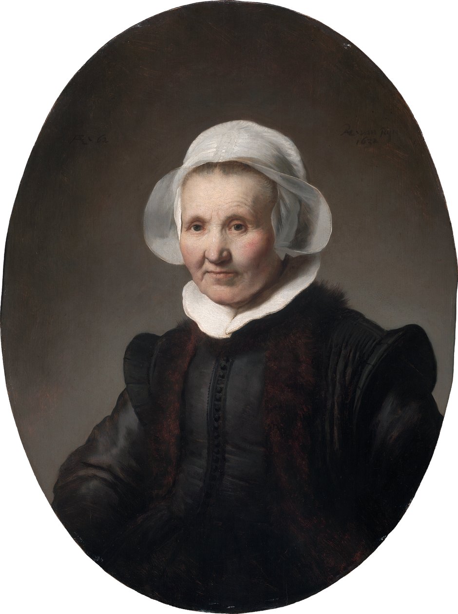 Porträtt av Aeltje Petersdr Uylenburgh av Rembrandt