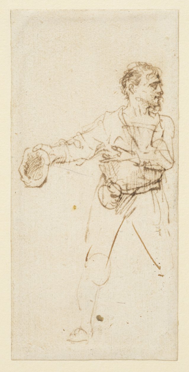 Man stående, c.1634 av Rembrandt van Rijn