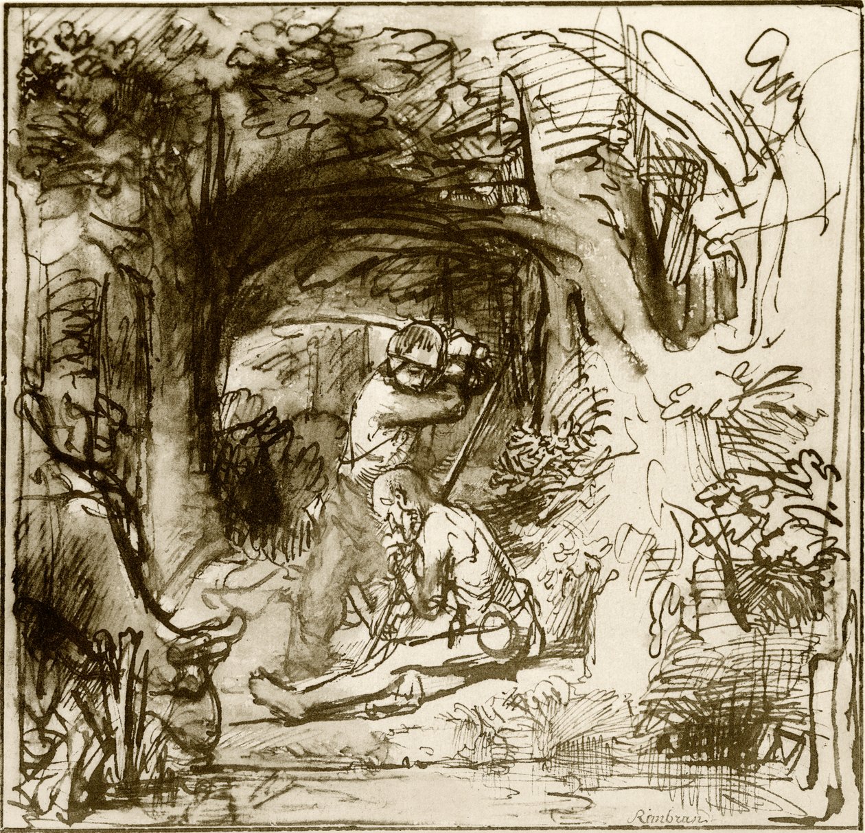 Kvicksilver dödar Argus av Rembrandt Harmensz. van Rijn