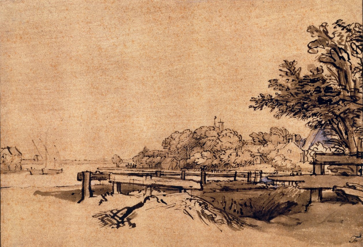 Bryggan av Rembrandt van Rijn