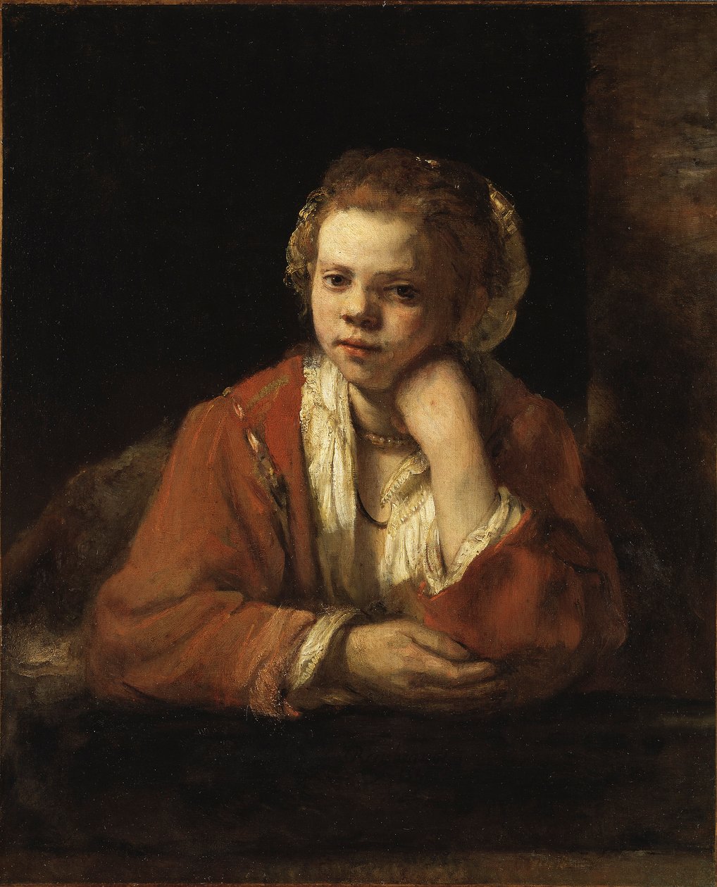 The Kitchen Maid av Rembrandt van Rijn