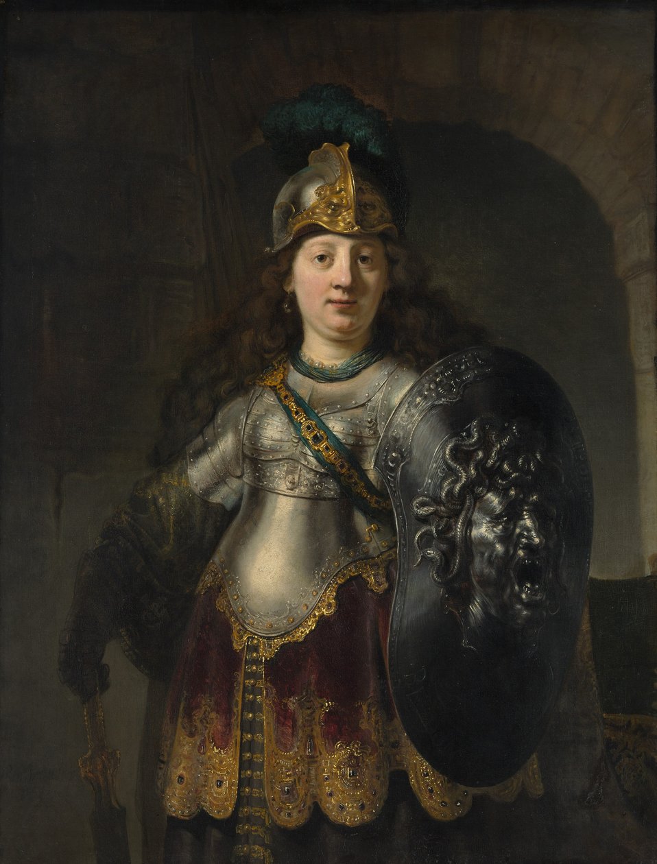 Bellona, 1633 av Rembrandt van Rijn