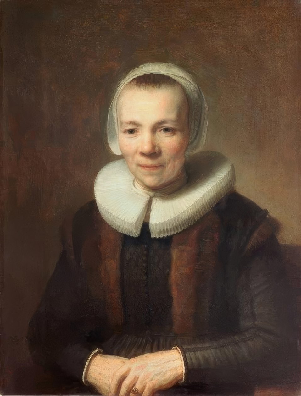 Porträtt av Baertje Martens av Rembrandt van Rijn