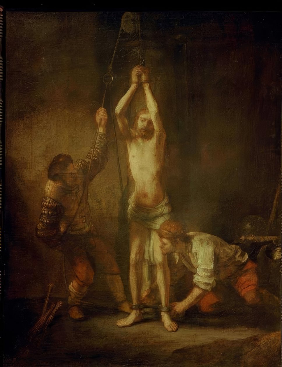 Kristus vid gisselpelaren av Rembrandt van Rijn