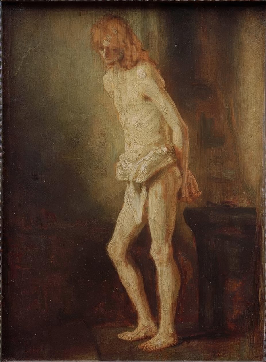 Kristus på gisselkolonnen av Rembrandt van Rijn